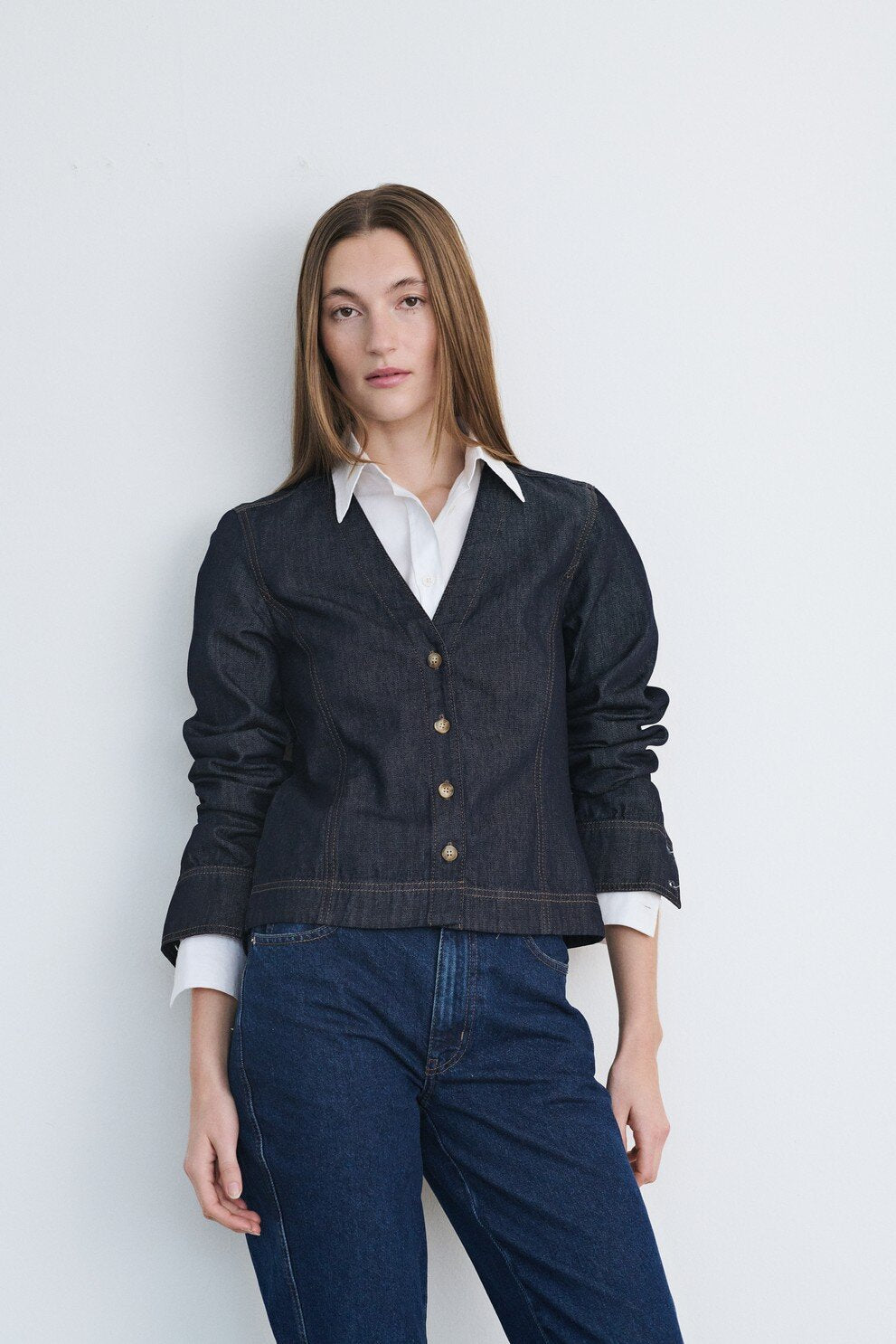Cosy Maya denimskjorte – Rinse